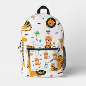 Sac À Dos Imprimé Motif de tigre (Recto)