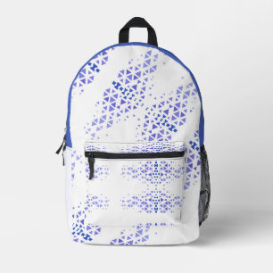 Sac À Dos Imprimé Motif de triangle coloré unique & citations