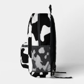 Sac À Dos Imprimé Motif de vache noir et blanc (Droite)