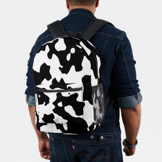 Sac À Dos Imprimé Motif de vache noir et blanc (Insitu (Modèle))