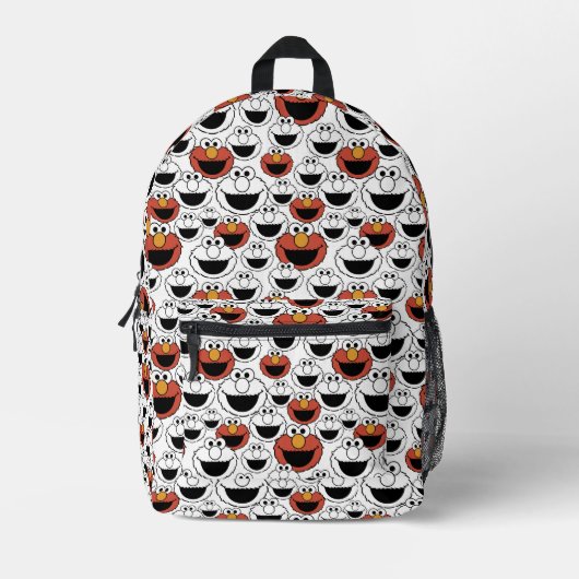 Sac À Dos Imprimé Motif de visage pop couleur d'Elmo (Recto)