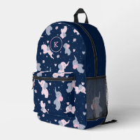 Motif d'éléphants de dessin animé mignons sur mono