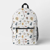 Sac À Dos Imprimé Motif des icônes Harry Potter (Recto)
