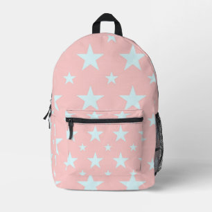 Sac À Dos Imprimé Motif d'étoiles bleues roses Constellation pastel