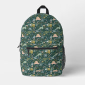Sac À Dos Imprimé Motif Dinosaur Vert (Recto)
