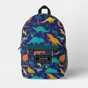 Sac À Dos Imprimé Motif Dinosaures Jurassique