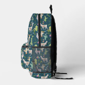 Sac À Dos Imprimé Motif Drapeau Llama Aquarelle (Droite)