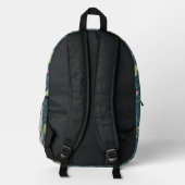 Sac À Dos Imprimé Motif Drapeau Llama Aquarelle (Verso)