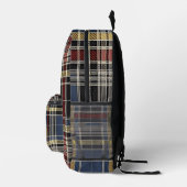Sac À Dos Imprimé Motif écossais de Tartan (Droite)