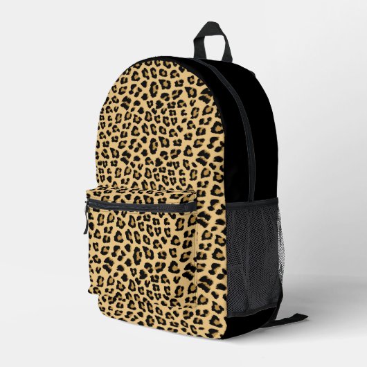 Sac À Dos Imprimé Motif Empreinte de léopard (Coin arrière droit)