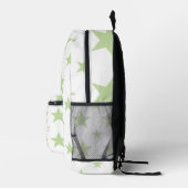 Sac À Dos Imprimé Motif Étoiles Vertes Constellation Pastel (Droite)