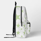 Sac À Dos Imprimé Motif Étoiles Vertes Constellation Pastel (Gauche)