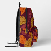 Sac À Dos Imprimé Motif Feuilles d'Automne | (Gauche)