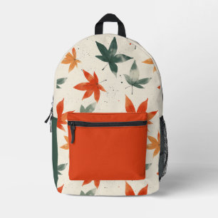 Sac À Dos Imprimé Motif Feuilles d'automne