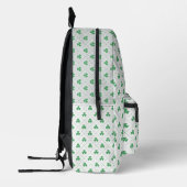Sac À Dos Imprimé Motif Feuilles de Trèfle St. Patrick-53224 (Gauche)
