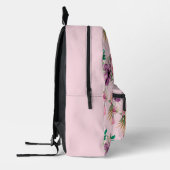 Sac À Dos Imprimé Motif Flamant rose (Gauche)