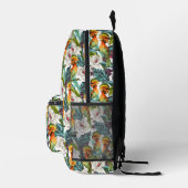 Sac À Dos Imprimé Motif Fleur Exotique Et Oiseau | Monogramme 2 (Droite)