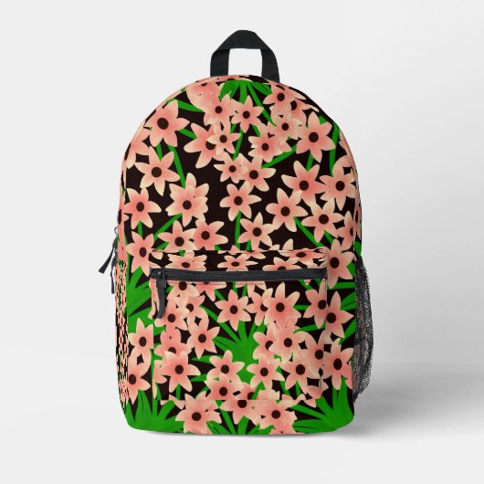 Sac À Dos Imprimé Motif floral (Recto)