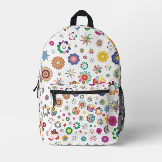 Sac À Dos Imprimé Motif floral (Recto)
