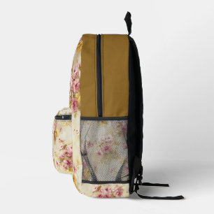 Sac À Dos Imprimé Motif floral à l'aquarelle vintage