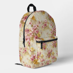 Sac À Dos Imprimé Motif floral à l'aquarelle vintage