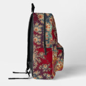 Sac À Dos Imprimé Motif floral en spirale (Gauche)