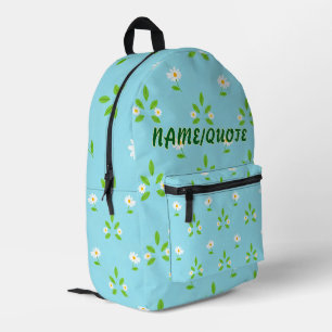 Sac À Dos Imprimé Motif floral printanier minimaliste