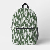 Sac À Dos Imprimé Motif forestier (Recto)