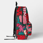 Sac À Dos Imprimé Motif fraise (Gauche)