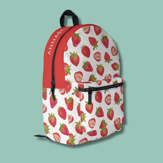 Sac À Dos Imprimé Motif fraise