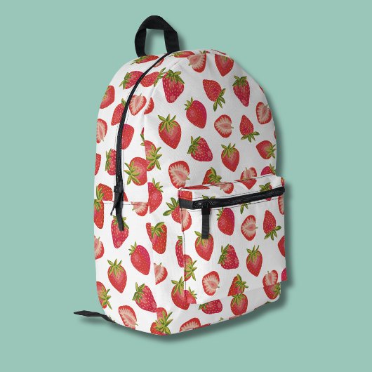 Sac À Dos Imprimé Motif fraise