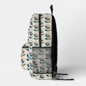 Sac À Dos Imprimé Motif Fun Jardin Retro (Droite)