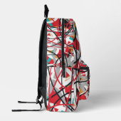 Sac À Dos Imprimé Motif géométrique Abstrait (Gauche)