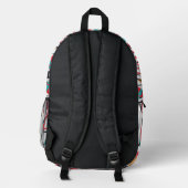 Sac À Dos Imprimé Motif géométrique Abstrait (Verso)