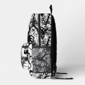 Sac À Dos Imprimé Motif Graffiti (Droite)