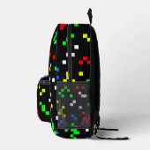 Sac À Dos Imprimé Motif graphique de jeu vidéo 8 bits rétro (Droite)