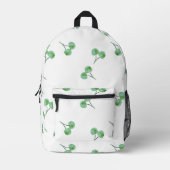 Sac À Dos Imprimé Motif Green Cherry (Recto)
