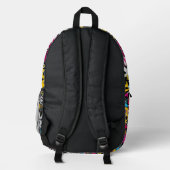 Sac À Dos Imprimé Motif hip hop Graffiti (Verso)