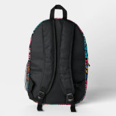 Sac À Dos Imprimé Motif hip hop Graffiti (Verso)
