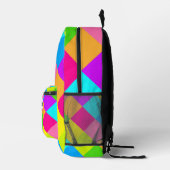Sac À Dos Imprimé Motif Jacquard coloré (Droite)