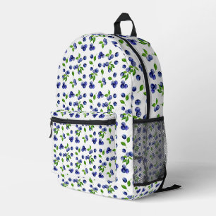 Sac À Dos Imprimé Motif joli de bleuets aquarelle