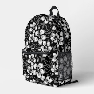 SAC À DOS IMPRIMÉ MOTIF JUNGLE SURF EN NOIR