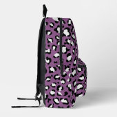 Sac À Dos Imprimé Motif léopard, Spots léopards, Leopard pourpre (Gauche)