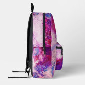 Sac À Dos Imprimé Motif marbre rose (Gauche)
