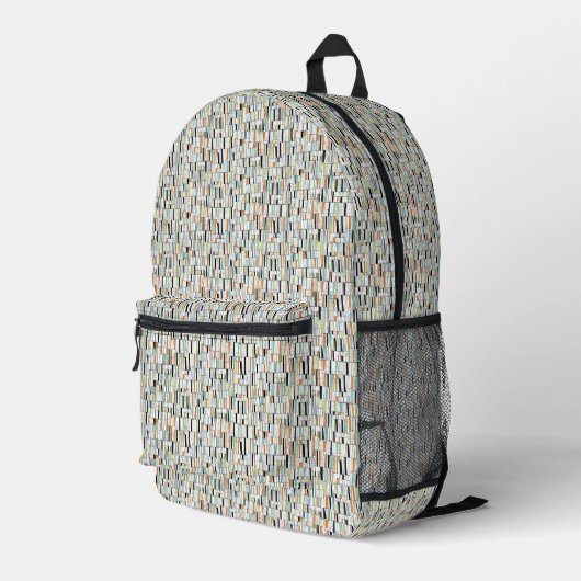 Sac À Dos Imprimé Motif moderne du milieu du siècle (Coin arrière droit)