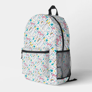Sac à dos imprimé Motif Monogramme