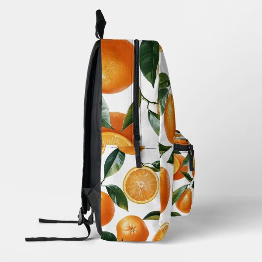 Sac À Dos Imprimé Motif orange (Gauche)