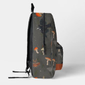 Sac à dos imprimé Motif papillon de champignons (Gauche)