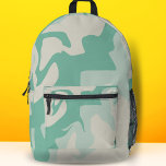 Sac À Dos Imprimé Motif Pastel Green Beige<br><div class="desc">Pastel Green Beige Motif imprimé sac à dos</div>