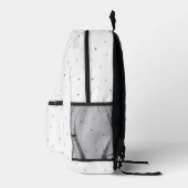 Sac À Dos Imprimé Motif Pastel Triangle (Droite)